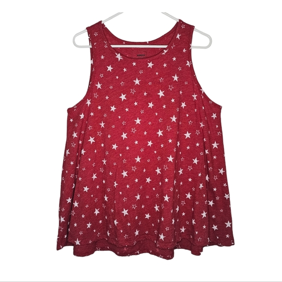 Sonoma Tops - Sonoma Red Stars Tank Top Sz xl